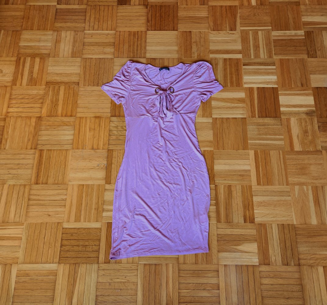 Sweet Collection Kleid Ballon Ärmel