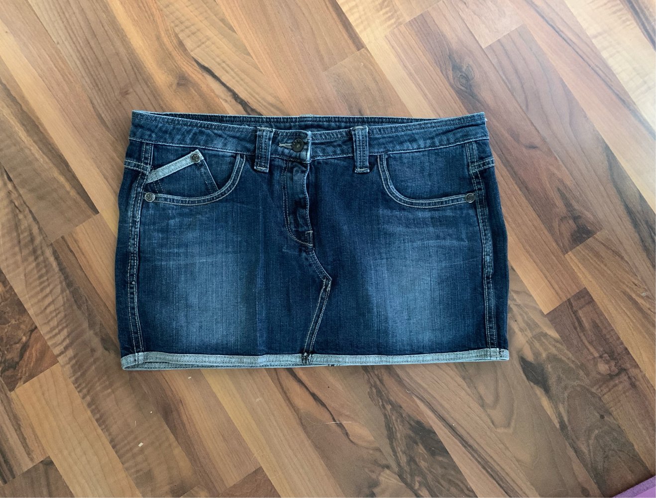 Neu Süßer Jeans Mini Rock  Freesoul M