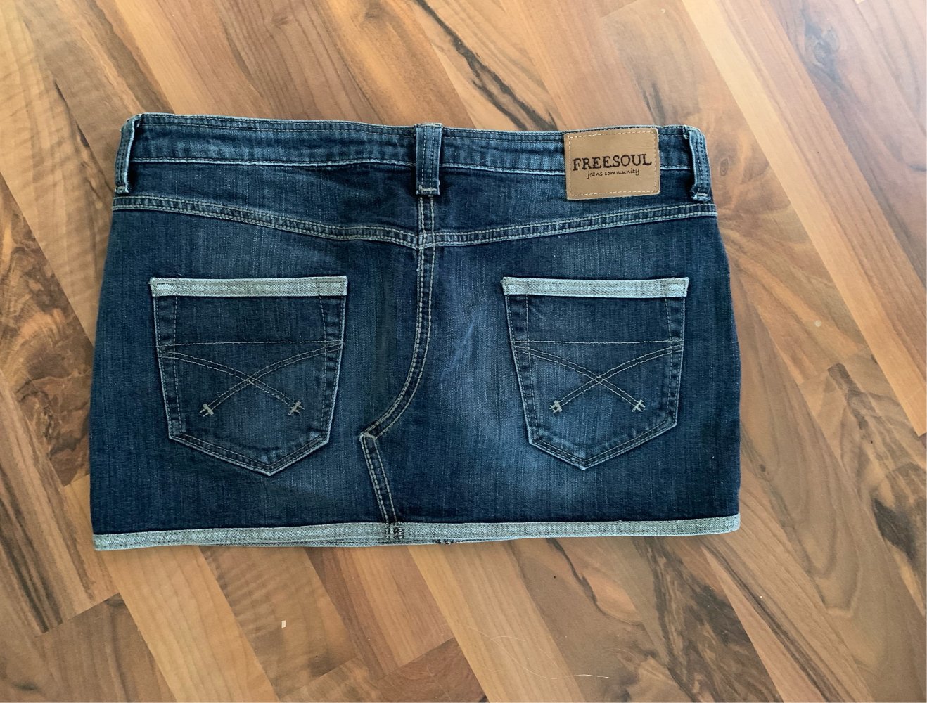 Neu Süßer Jeans Mini Rock  Freesoul M