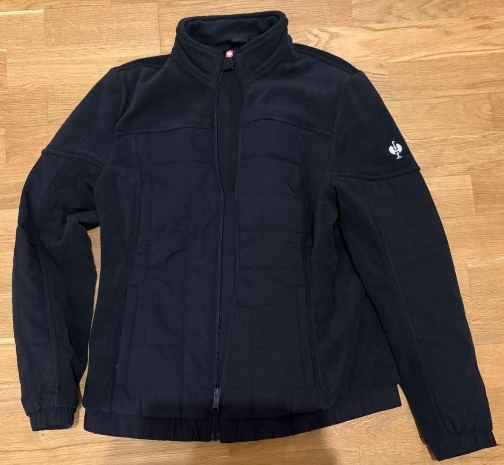 Damenjacke Hybrid/Fleecejacke, S, schwarz