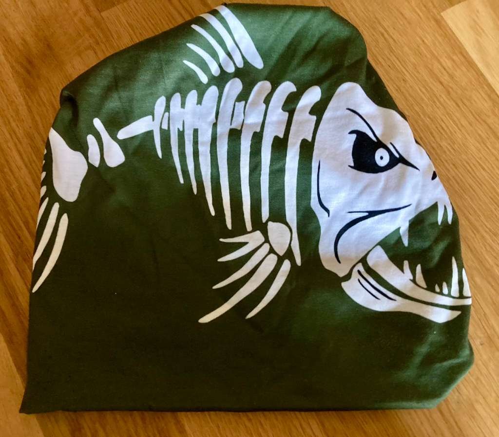 Weiche Jersey Fisch Mütze / Beanie