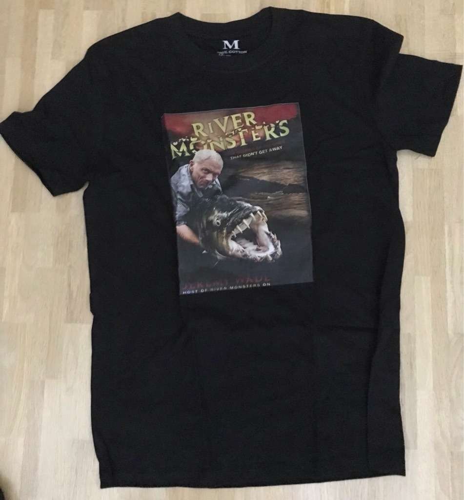 Herren T-Shirt Jeremy Wade River Monster / Fluss Monster