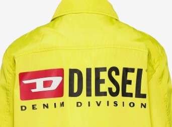 Diesel Regenjacke gelb 128