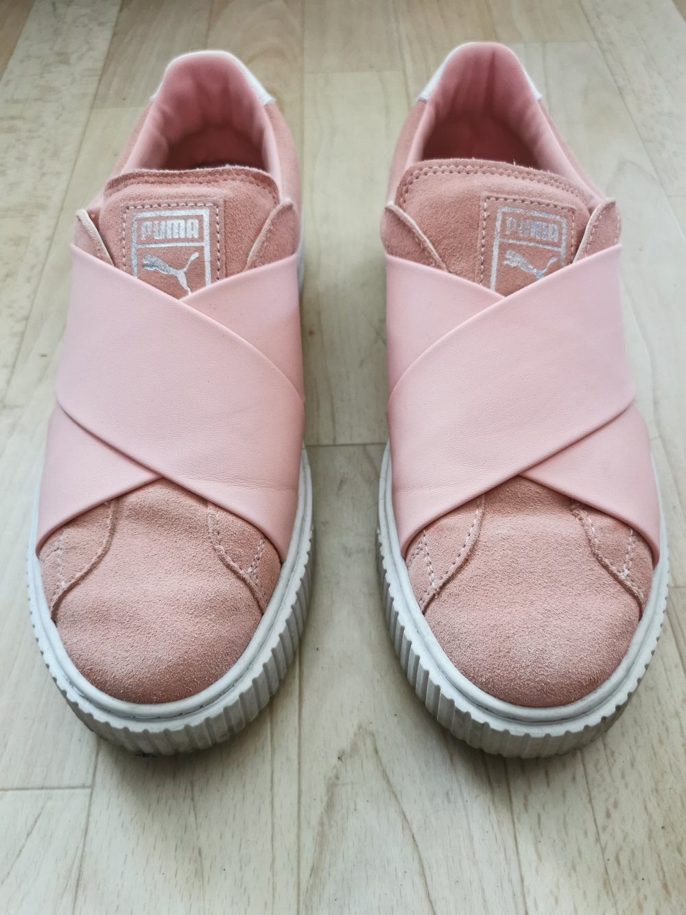 Puma suede platform X rosa Gr. 40