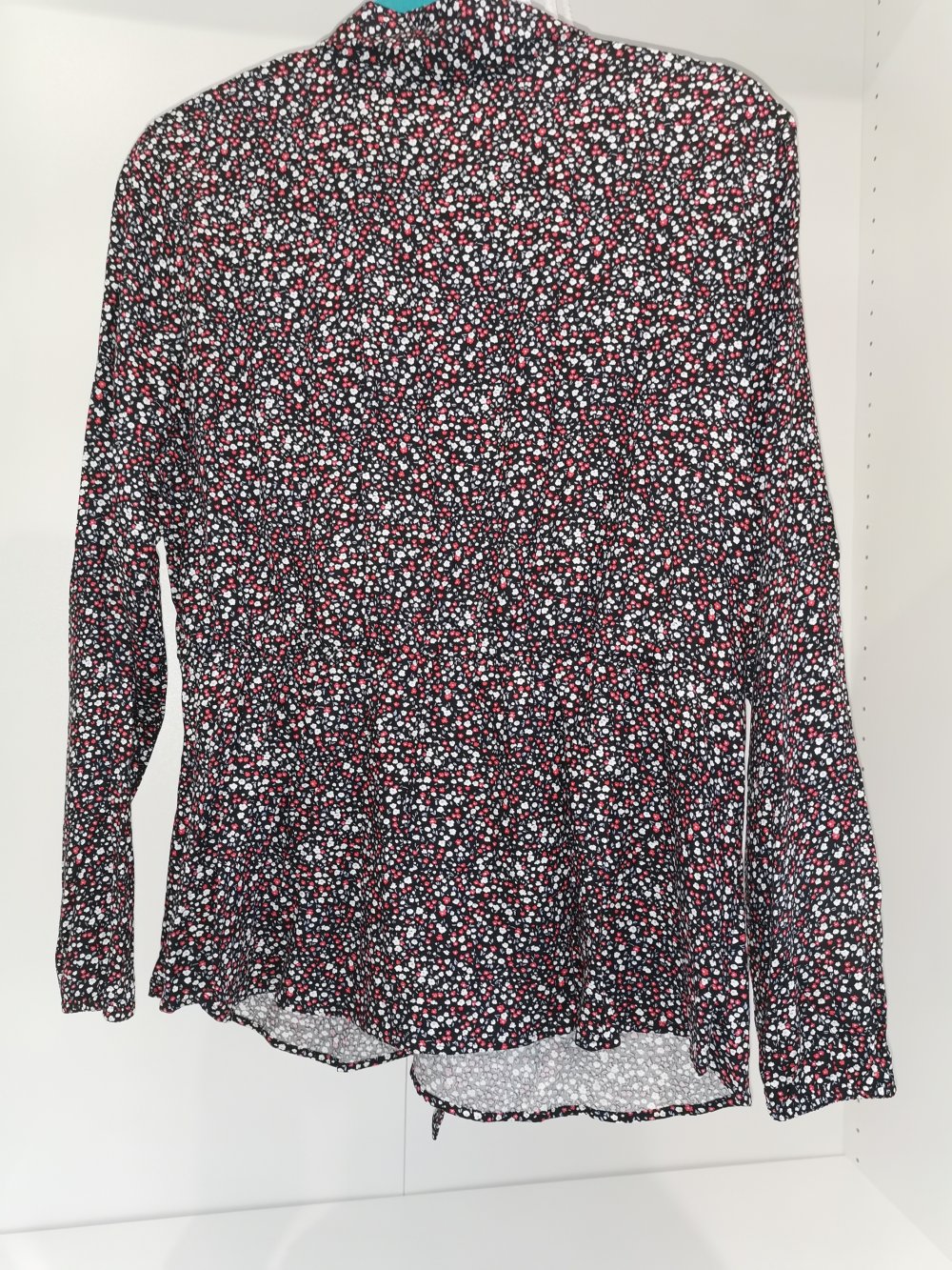 Millefleur Blümchenmuster Bluse dunkelblau Gr. 42 Yessica by C&A 