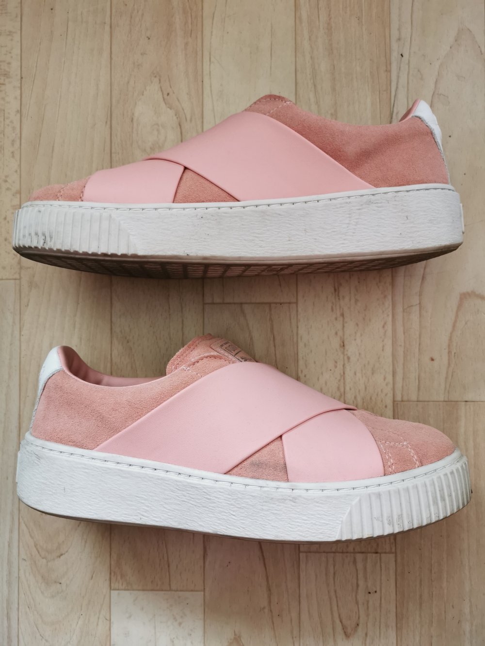 Puma suede platform X rosa Gr. 40