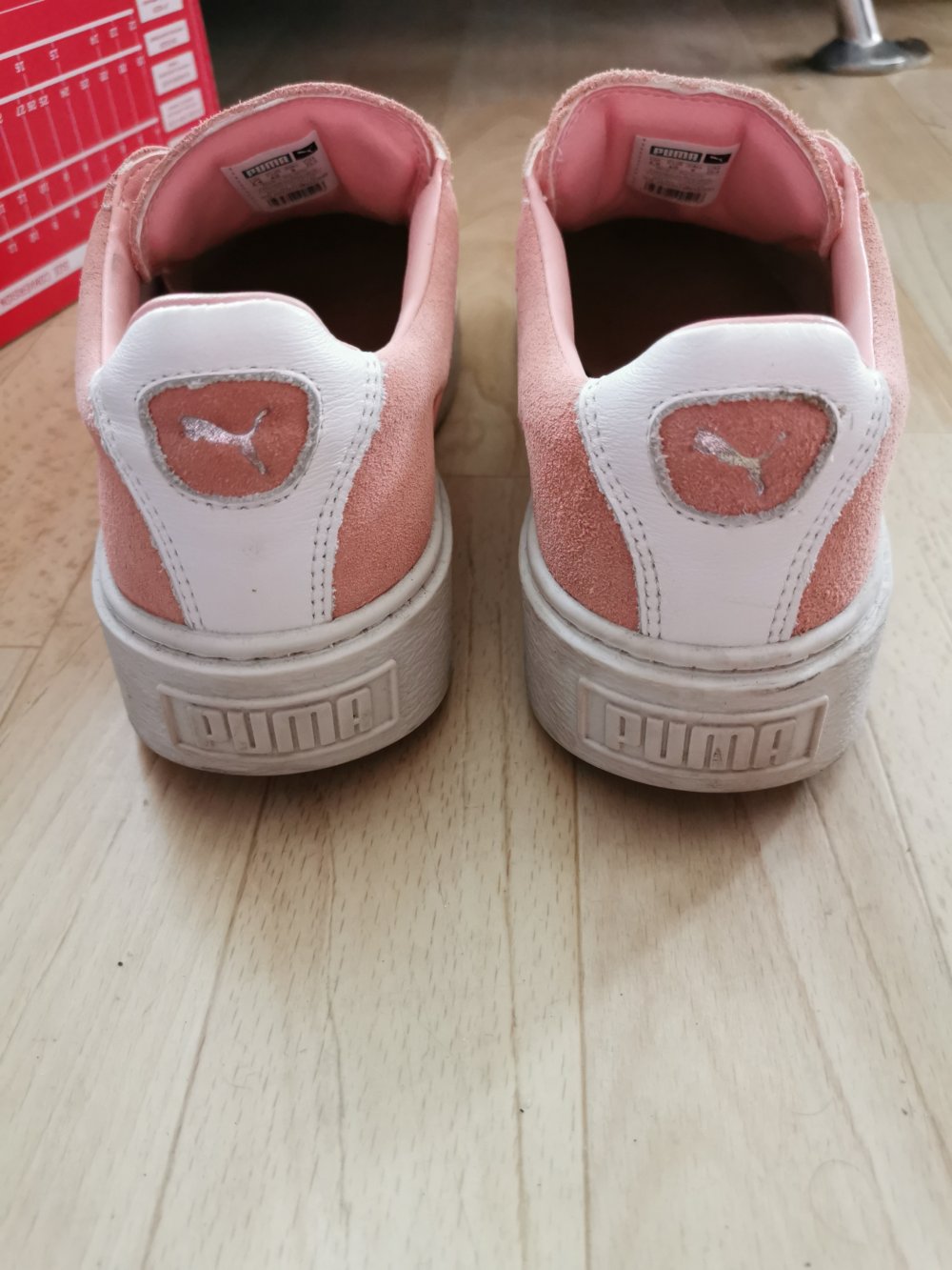 Puma suede platform X rosa Gr. 40