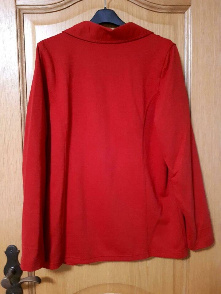 Jersey-Blazer, Gr. 40/M, rot