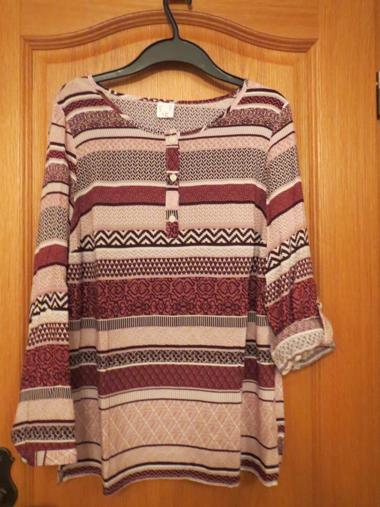Bluse, Tunika, Gr.42/M, Schlupfbluse