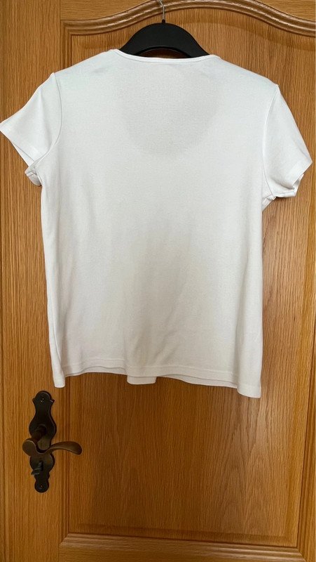 Shirt, Gr.40/42/M, Kurzarm, weiß
