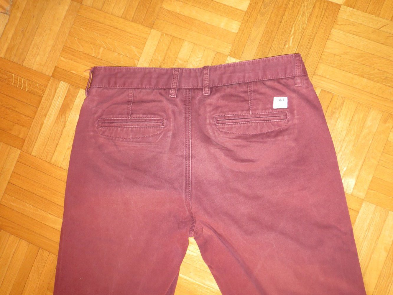 Jeans, Chinohose, Gr.31/32, bordeaux