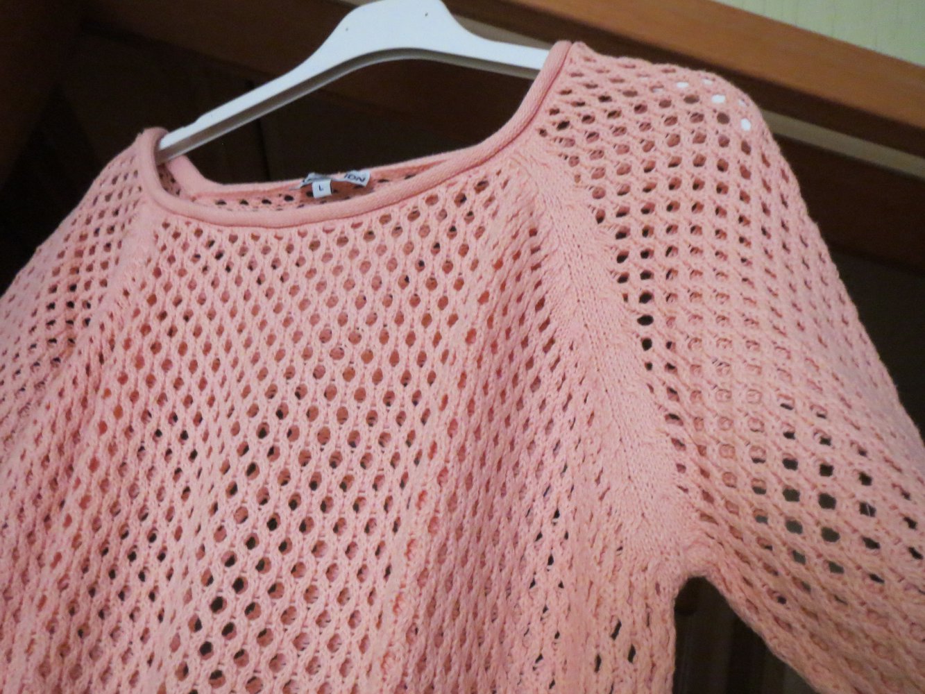 Pullover, Gr.L, apricot