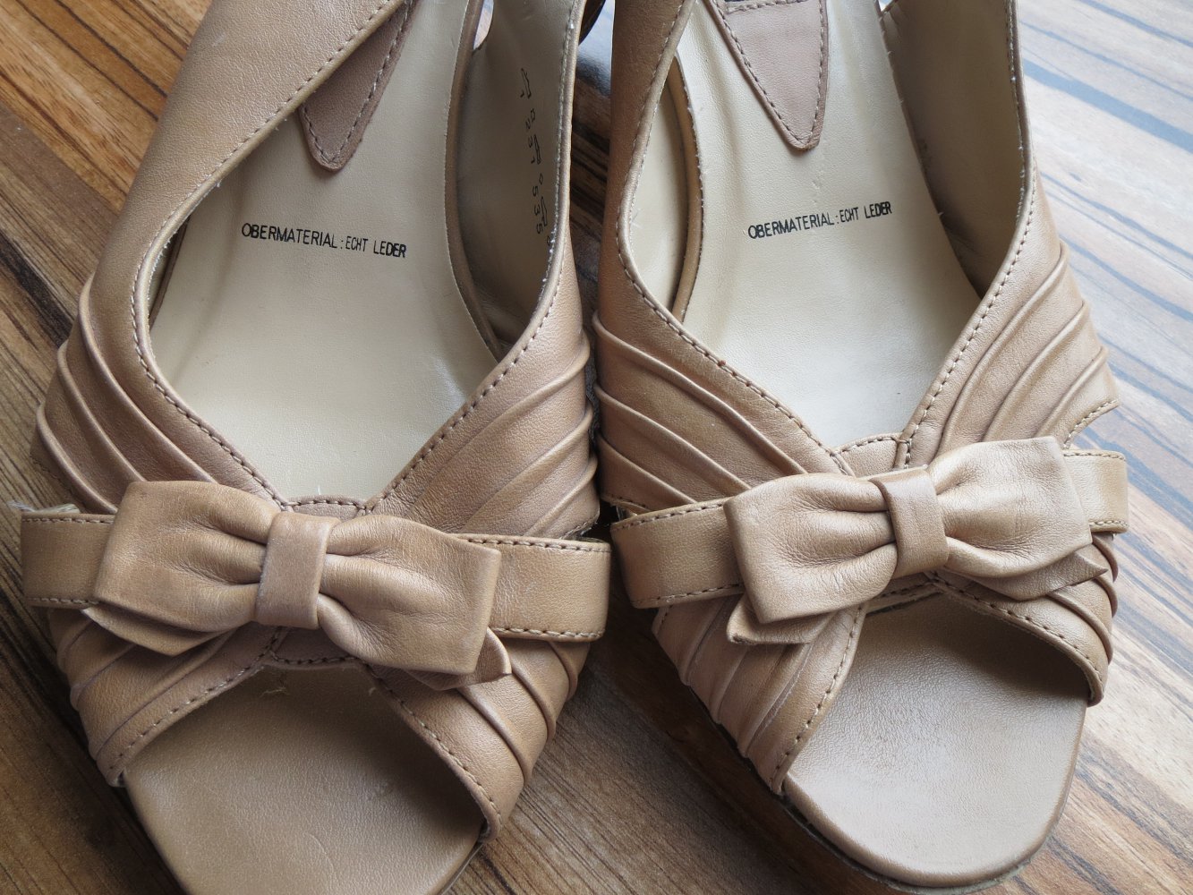 Sandalen, Gr.37, beige