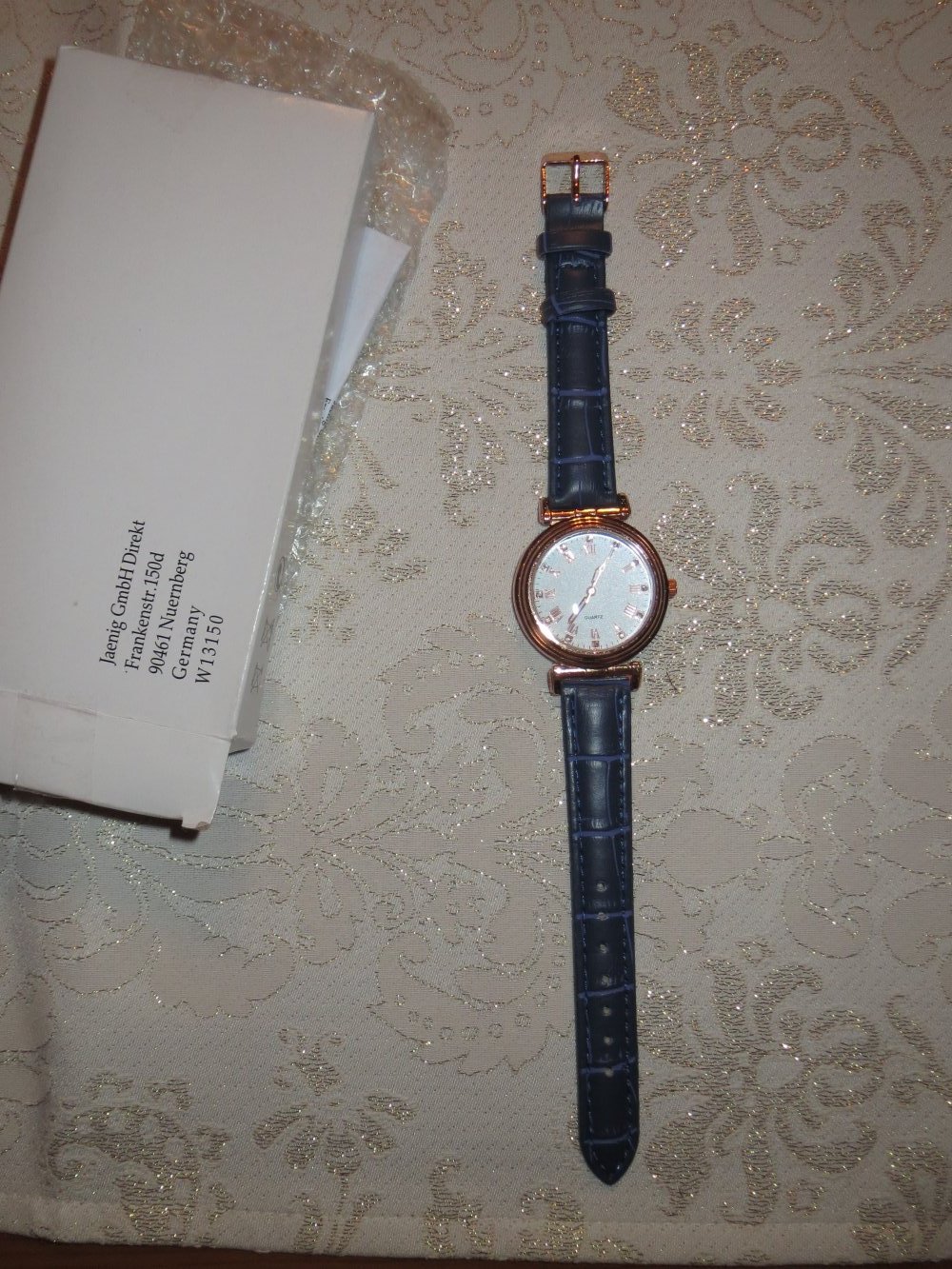 Armbanduhr, Blau, neu