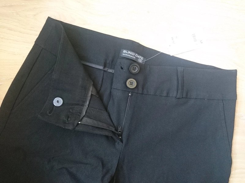 Neu | Boot Cut Hose | Gr. 36 S | schwarz | Blind Date
