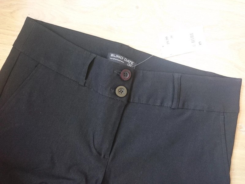 Neu | Boot Cut Hose | Gr. 36 S | schwarz | Blind Date