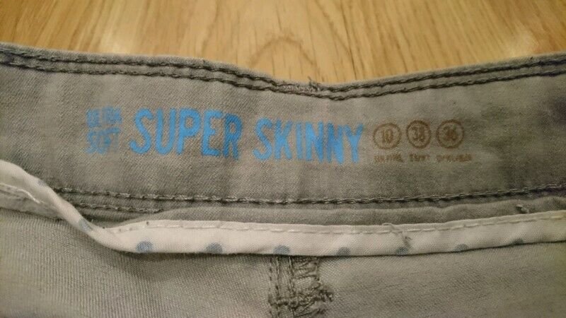 Skinny Jeans | Gr. 36 | hellgrau | Denim Co.