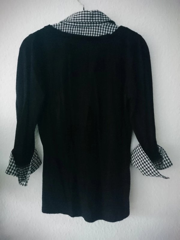 3/4 Blusen Shirt | Gr. S 36 | schwarz | Yessica