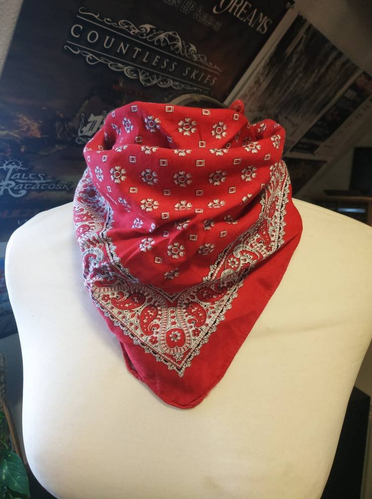Rotes Bandana Halstuch Trachten