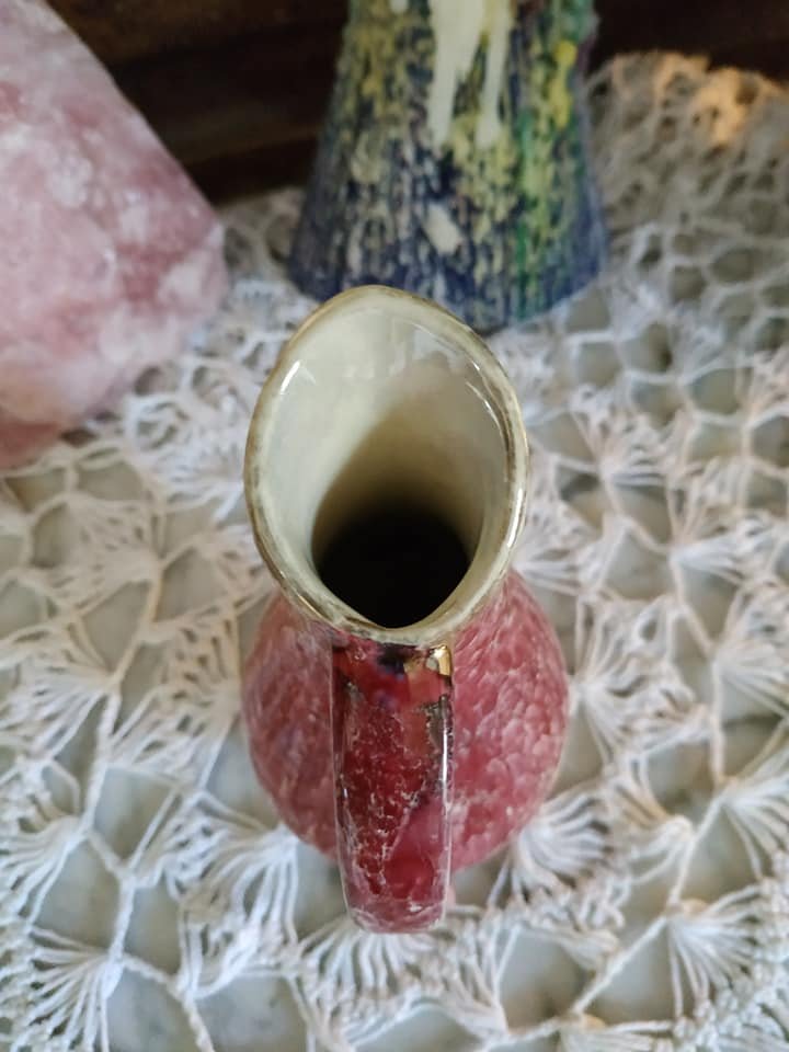 Vintage Midcentury Vase Lava Look 60s 60er 50s 50er