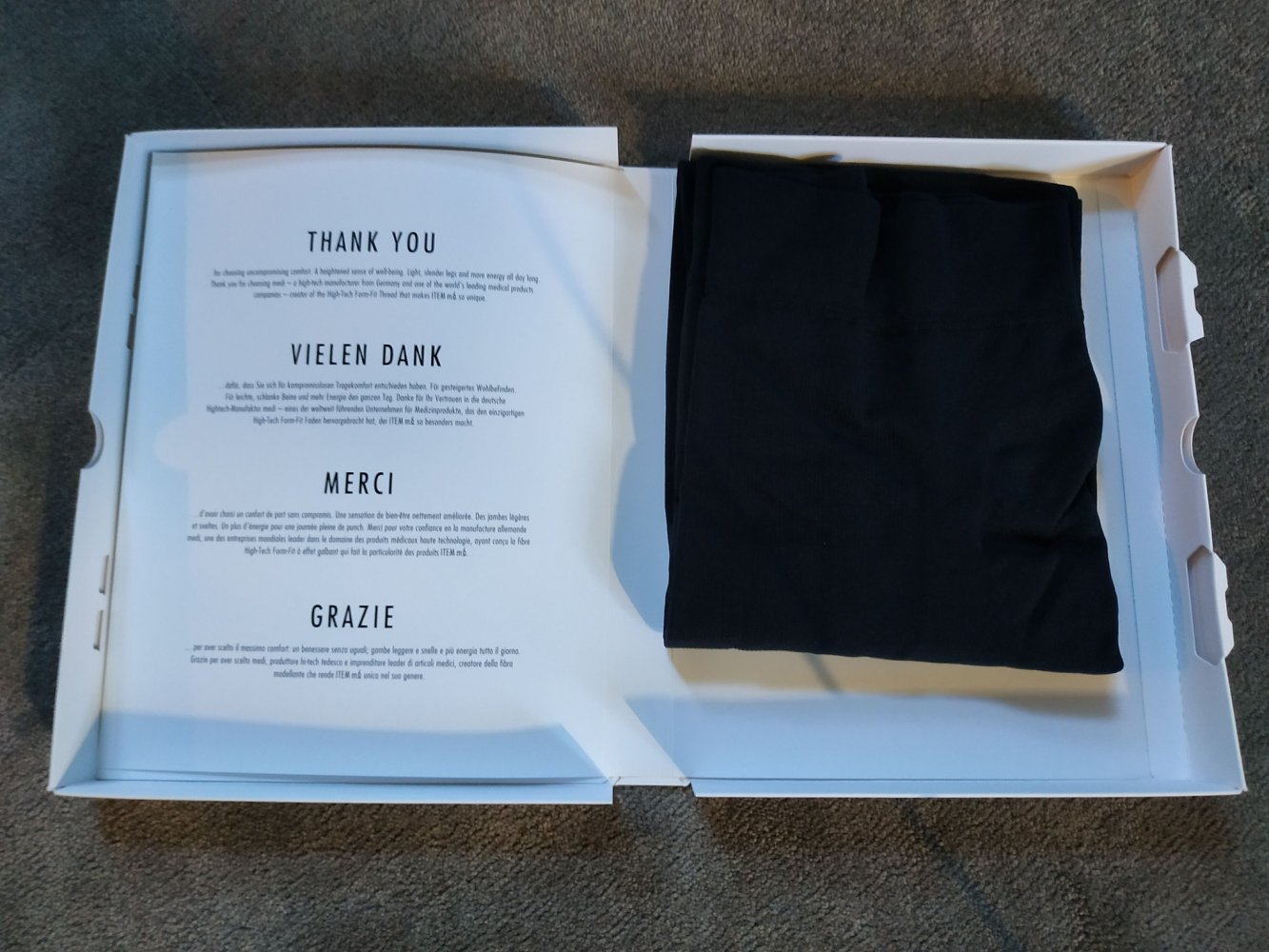 ITEM m6 Opaque Leggings Schwarz leichte Kompression