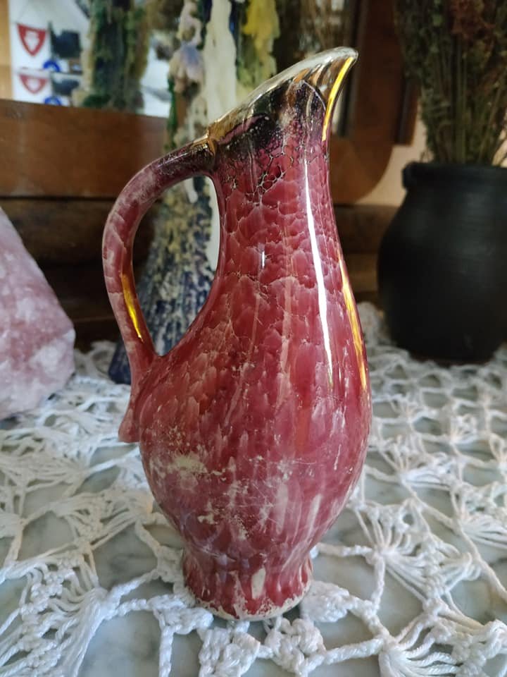 Vintage Midcentury Vase Lava Look 60s 60er 50s 50er