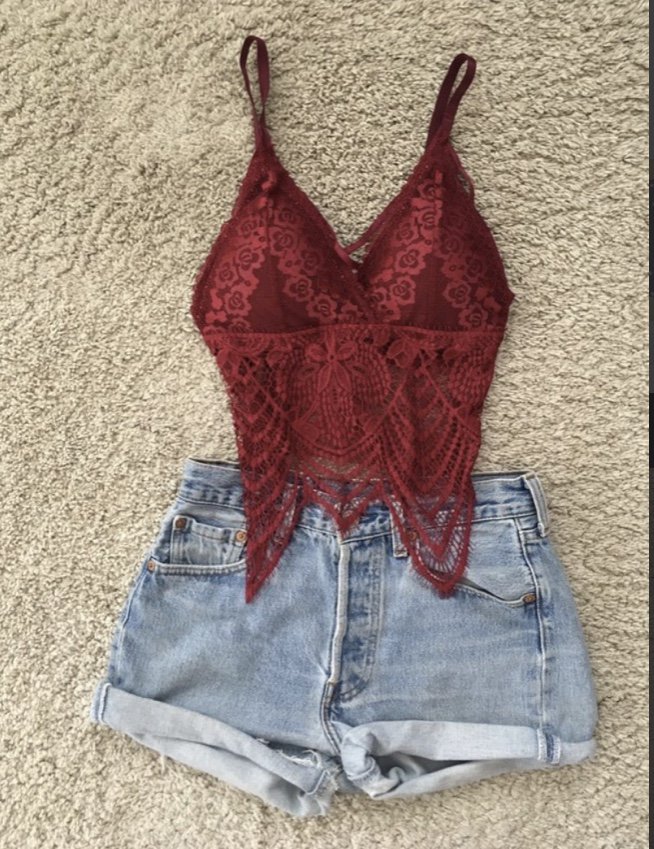 Spitzen Tank Top 