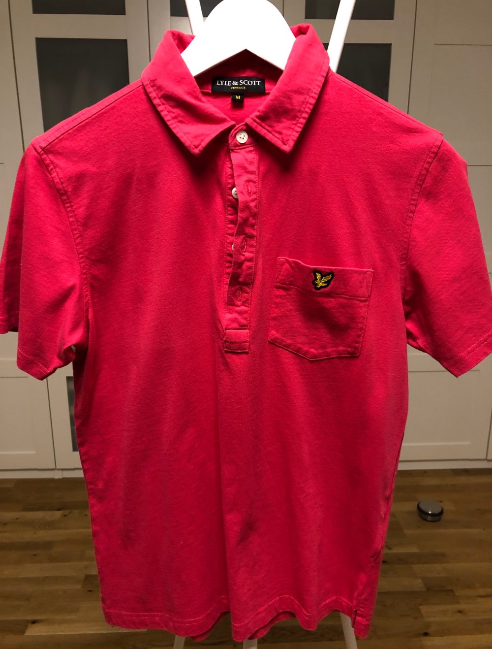 Polohemd von Lyle & Scott Vintage rot