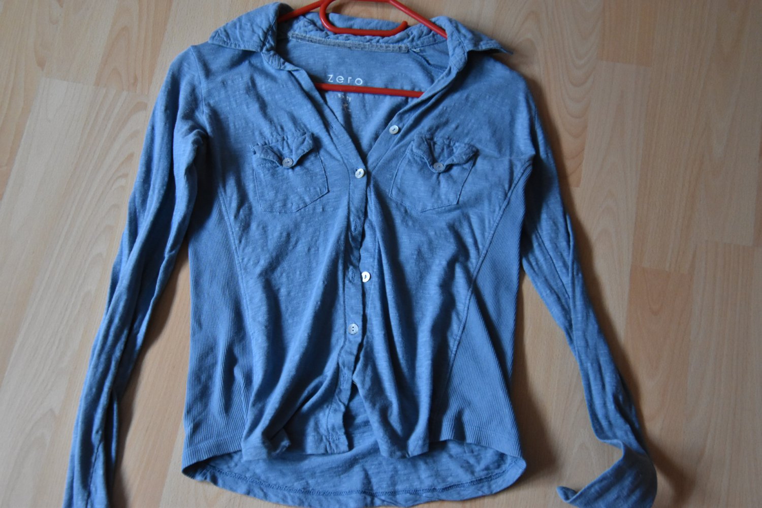 blaue Bluse
