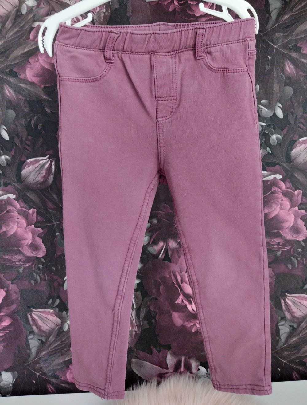 Leggings ° lila ° H&M ° uni ° Hose ° 98