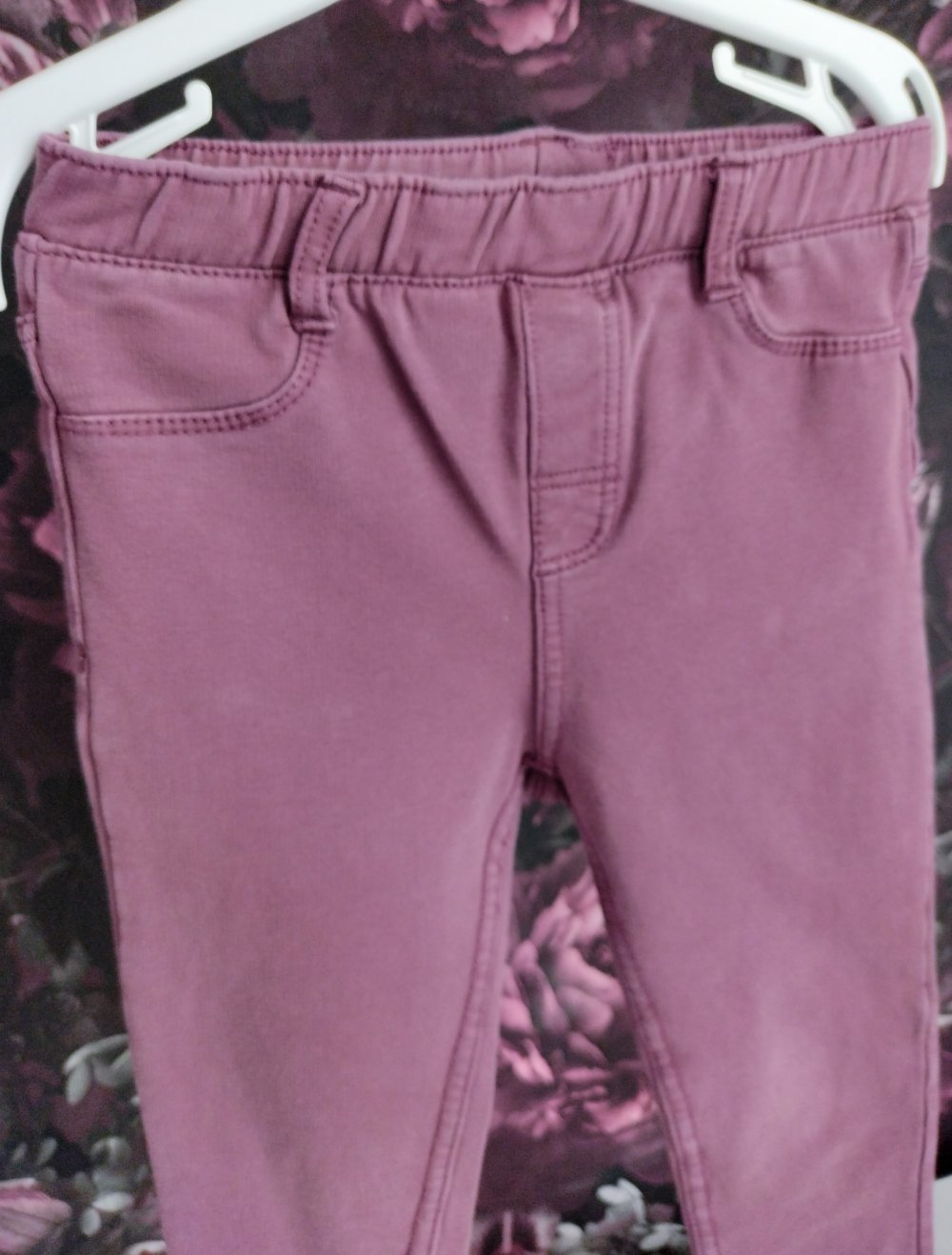 Leggings ° lila ° H&M ° uni ° Hose ° 98