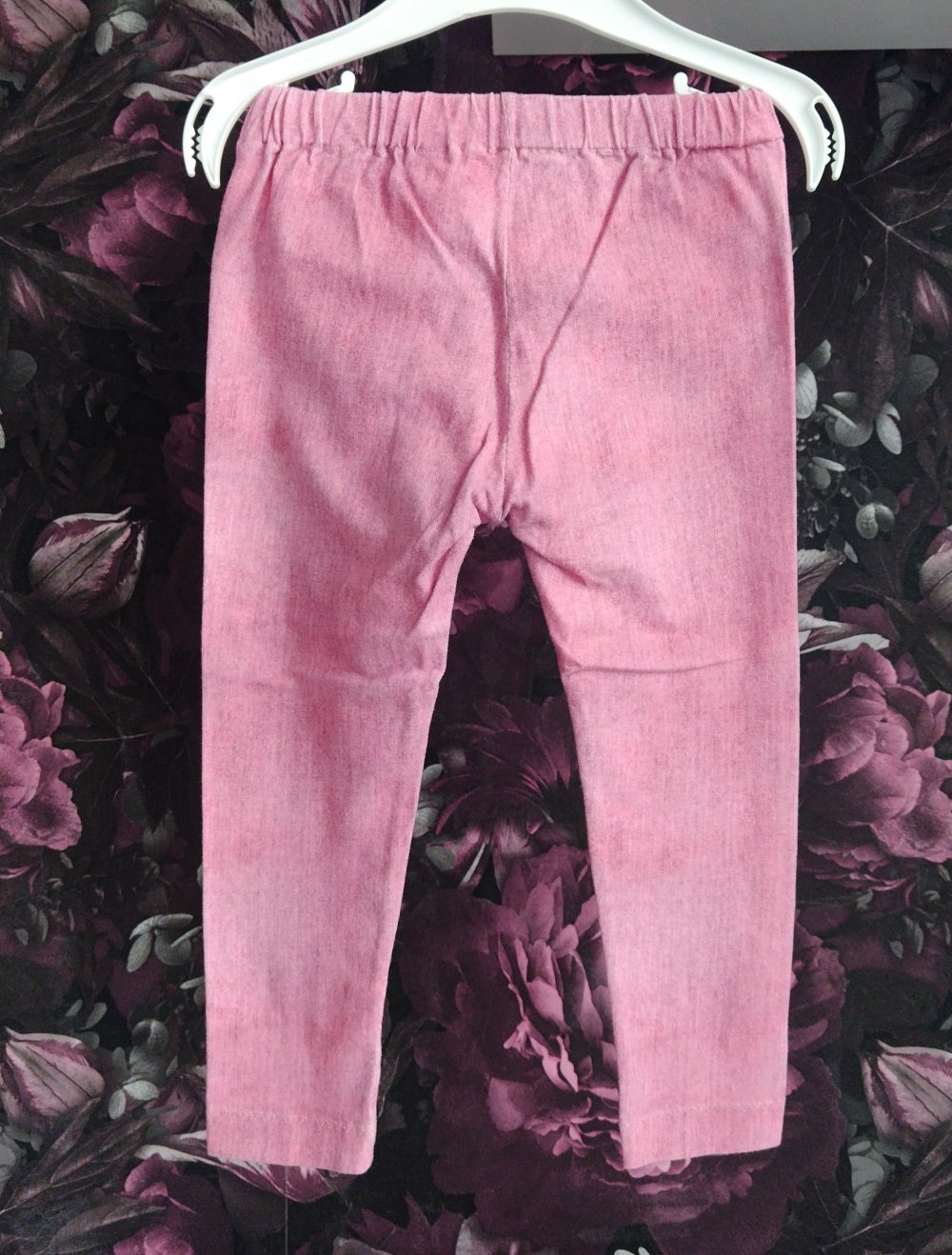 Leggings ° Jersey ° Jeansoptik ° rosa ° handmade ° Kleinkind ° 92