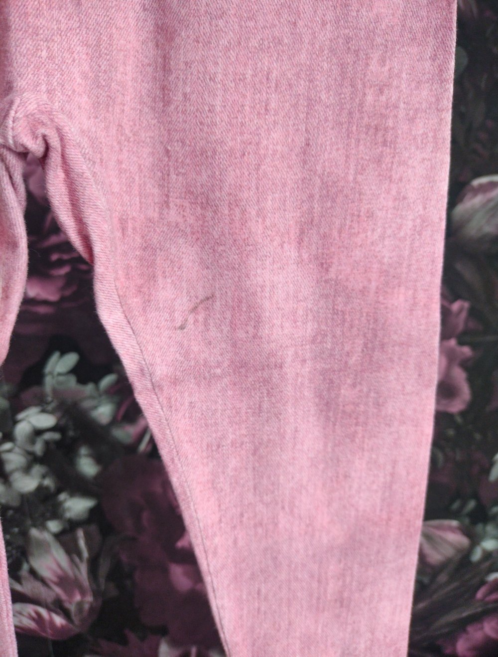 Leggings ° Jersey ° Jeansoptik ° rosa ° handmade ° Kleinkind ° 92