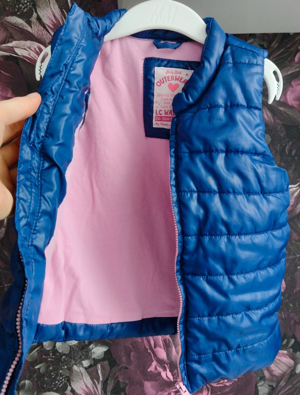 Weste ° blau ° rosa ° LC Waikiki ° Kleinkind ° 92-98