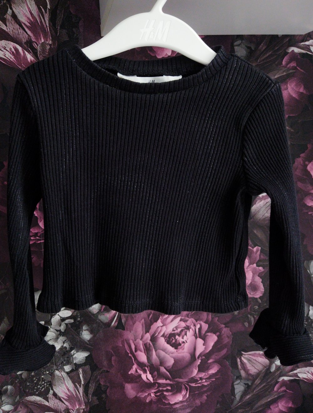 Set ° kleid ° Langarmshirt ° weiß ° schwarz ° Glitzer ° 98/104
