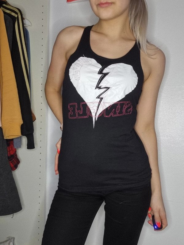 Rückenfrei Print Tanktop
