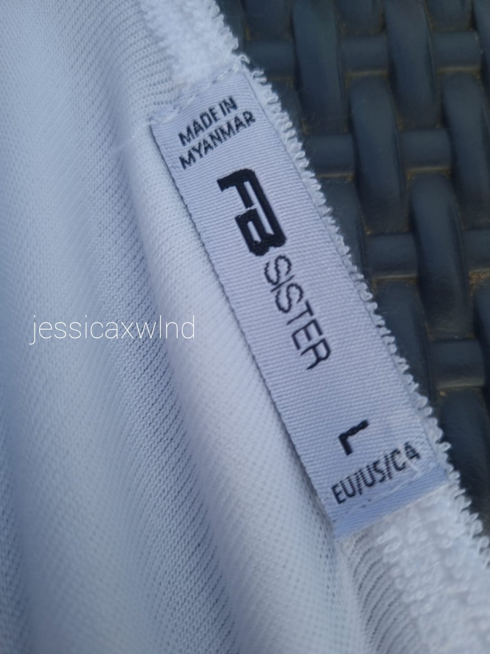 Überkreuztes Top aus Fleece