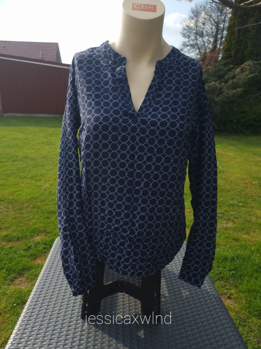 Langärmelig Bluse Sweatshirt Schick 2000 Y2K Vintage Vokuhila