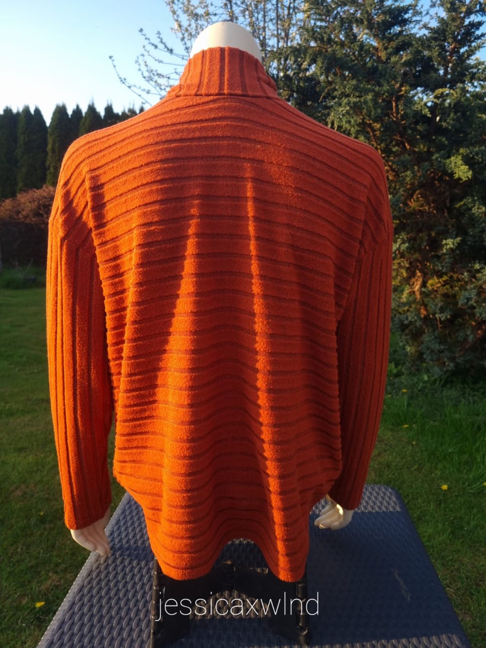 Rollkragen Pullover Basic Schlicht Rostbraun