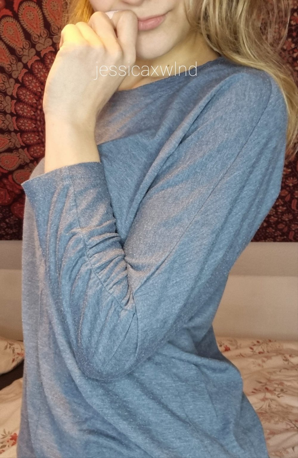 Dreiviertel Shirt mit Raffungen