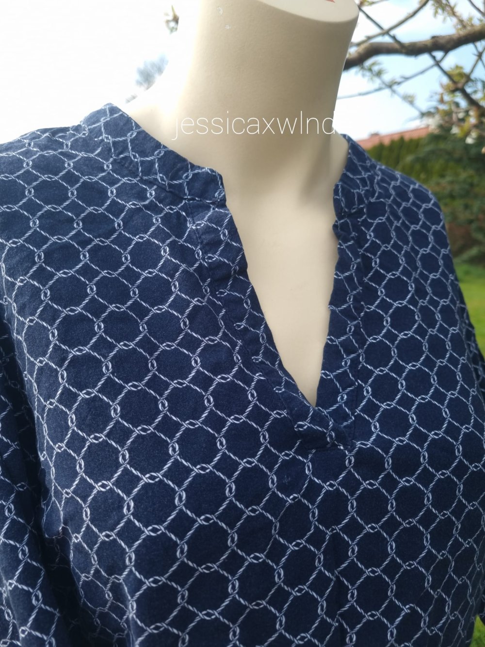 Langärmelig Bluse Sweatshirt Schick 2000 Y2K Vintage Vokuhila