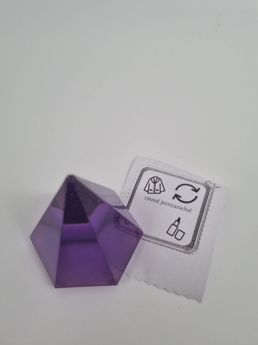 Diamant aus Epoxidharz