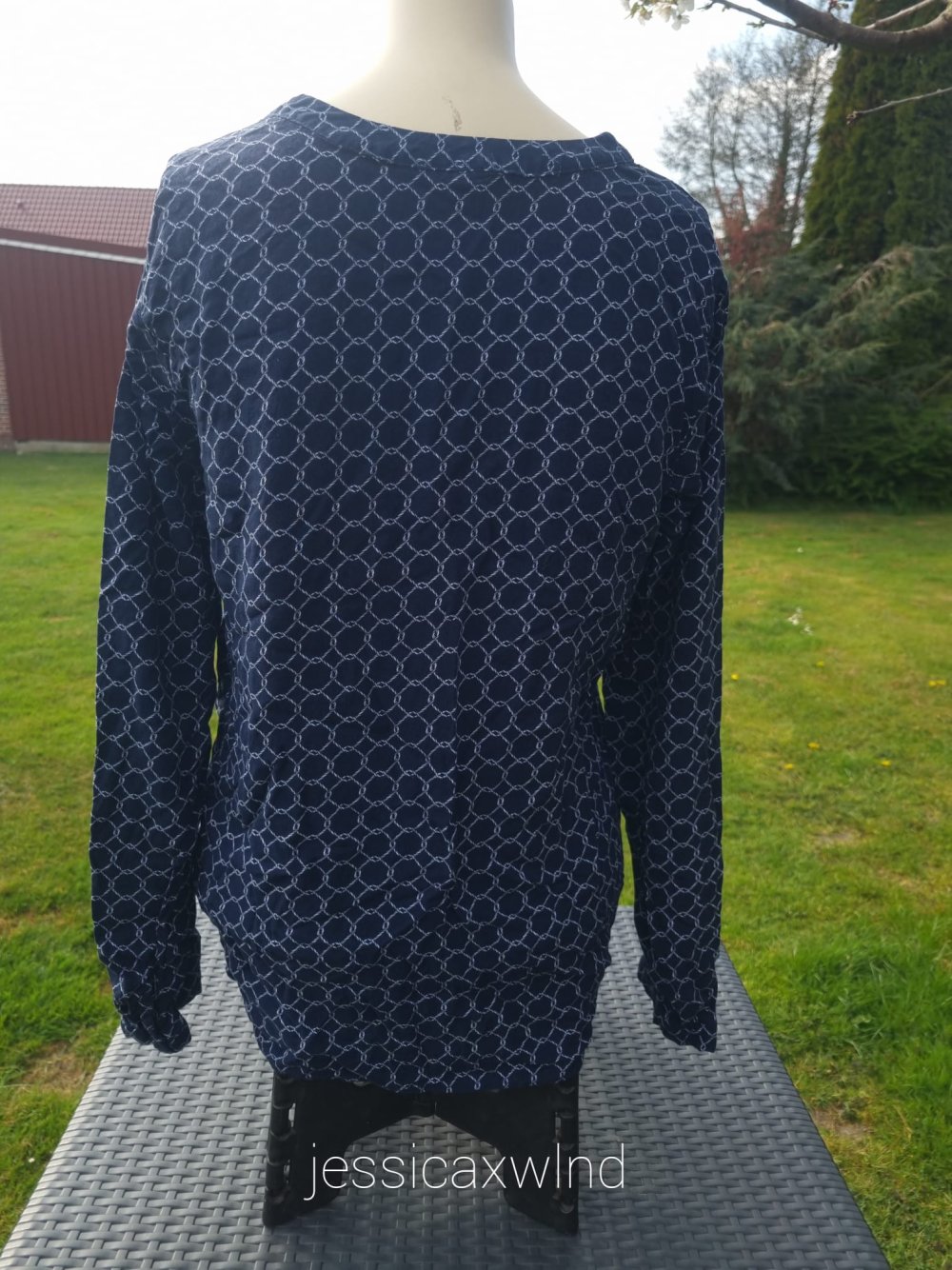 Langärmelig Bluse Sweatshirt Schick 2000 Y2K Vintage Vokuhila
