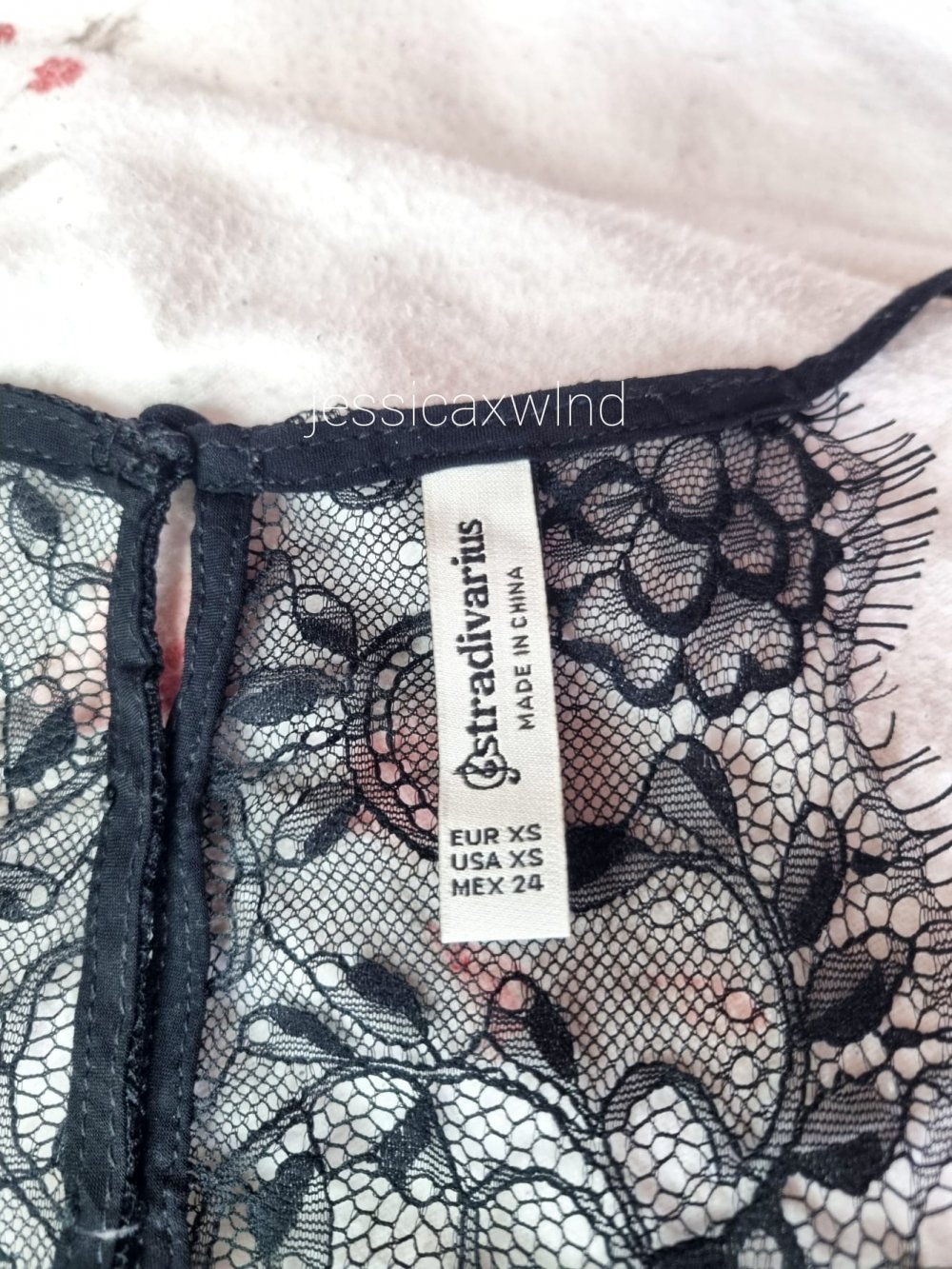 Stradivarius Spitzen Top