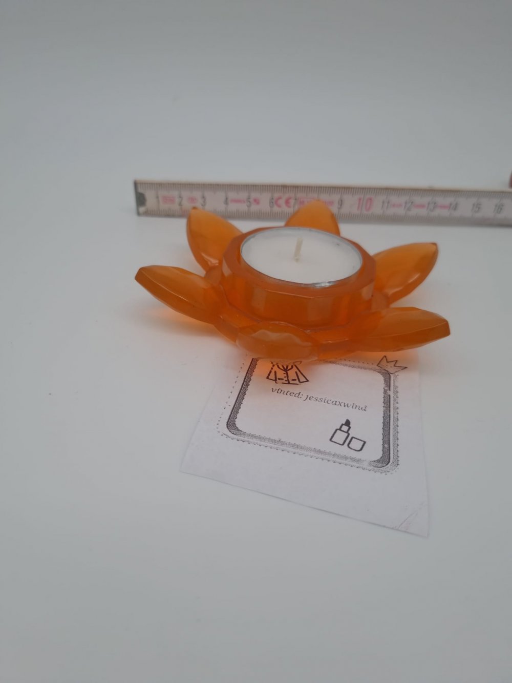 Lotusblume Kerzenhalter aus Epoxidharz