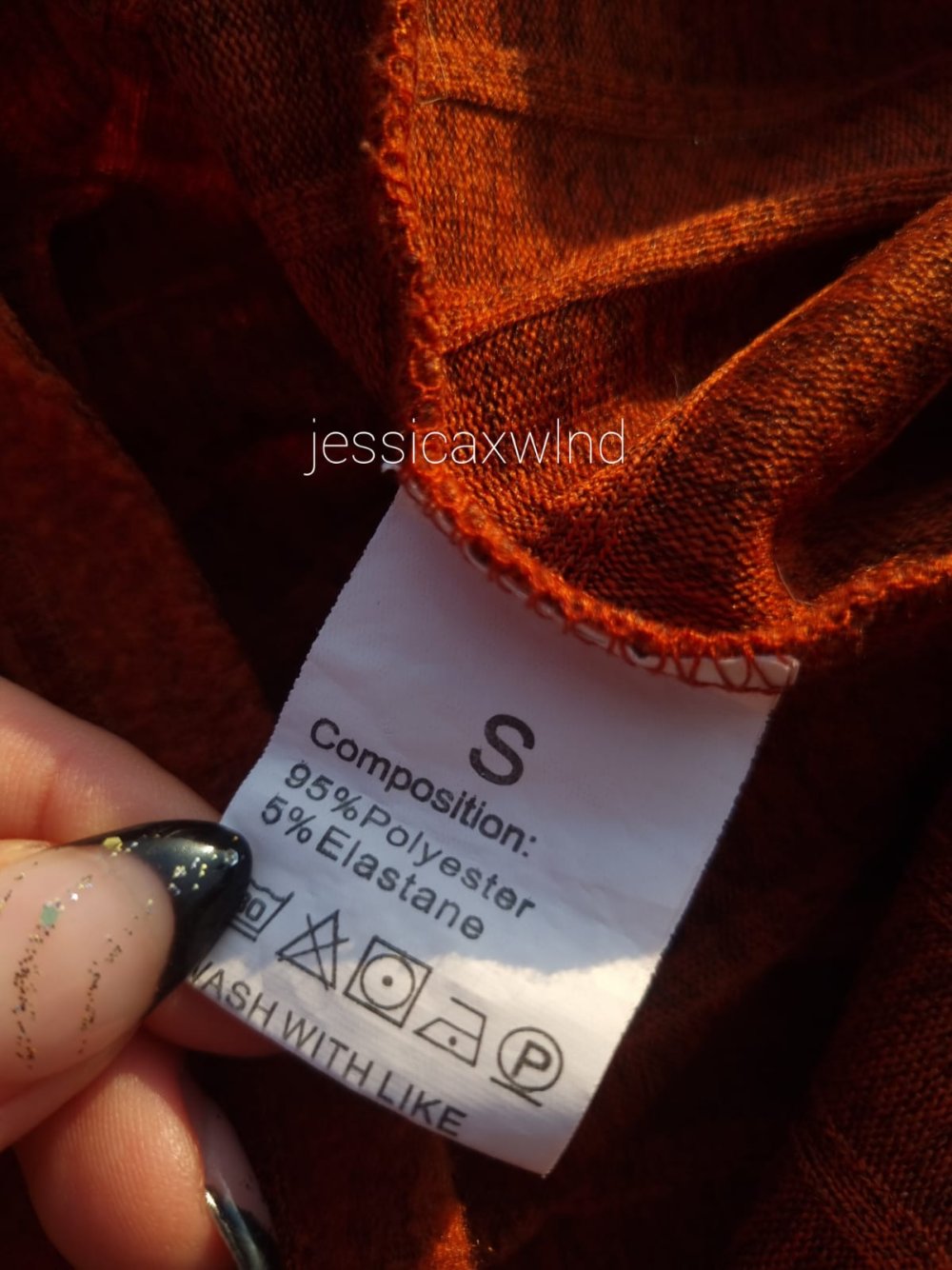 Rollkragen Pullover Basic Schlicht Rostbraun