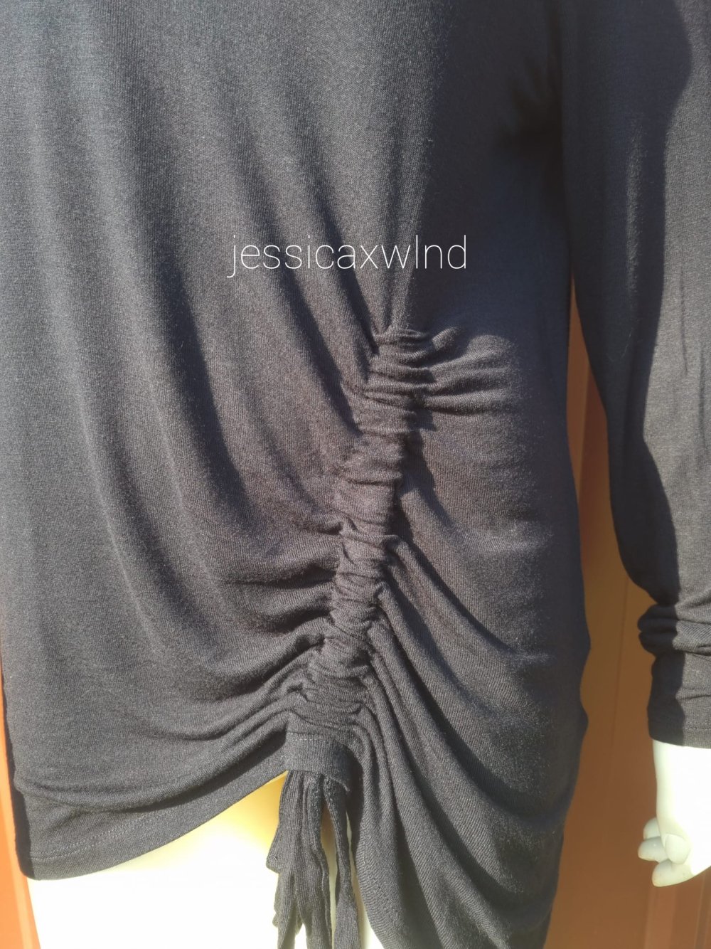 Sweatshirt mit Schnürung vorne