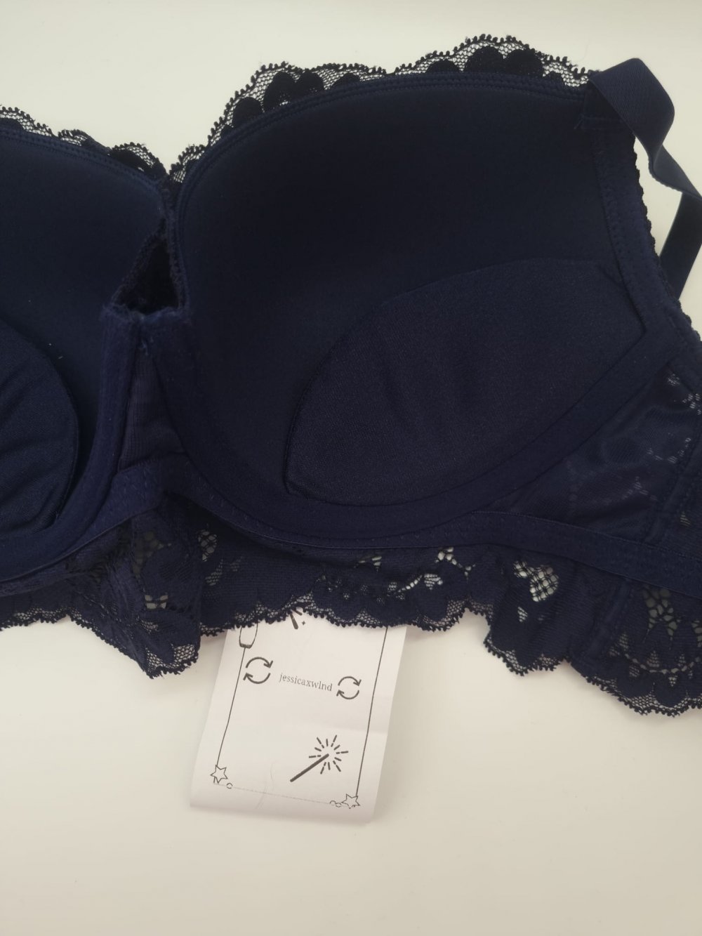 S.Oliver Push-Up BH in marineblau