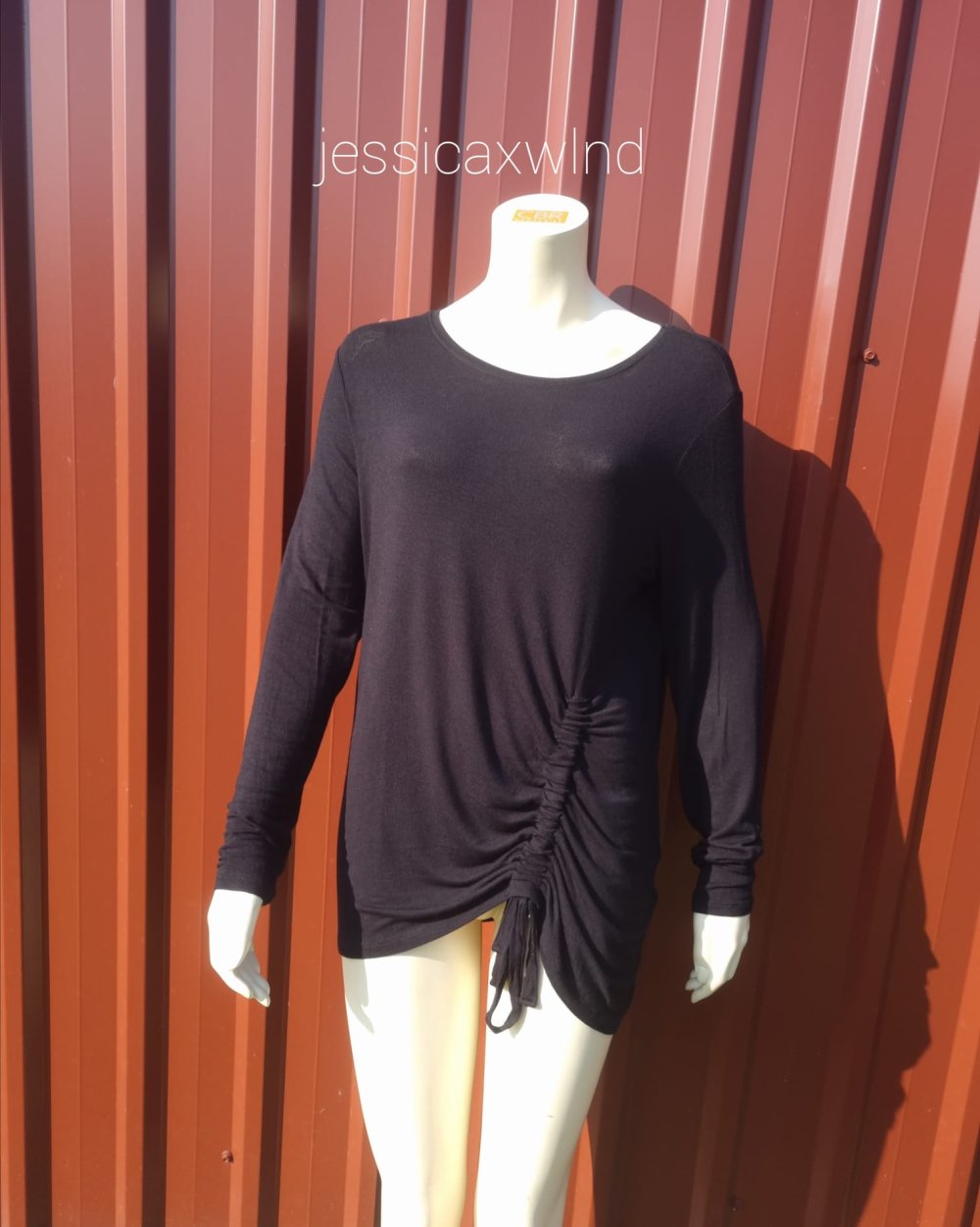 Sweatshirt mit Schnürung vorne