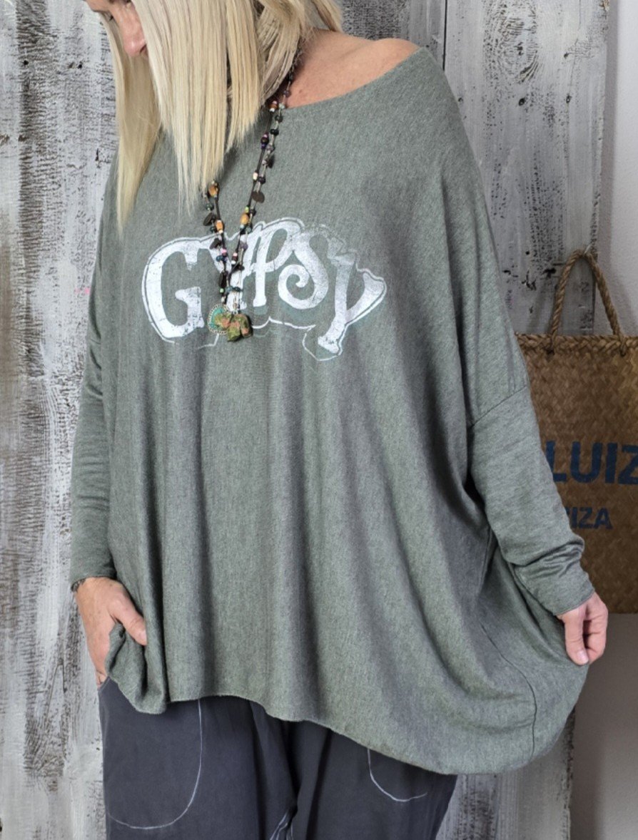 oversize Angora Gypsy Pullover Ibiza